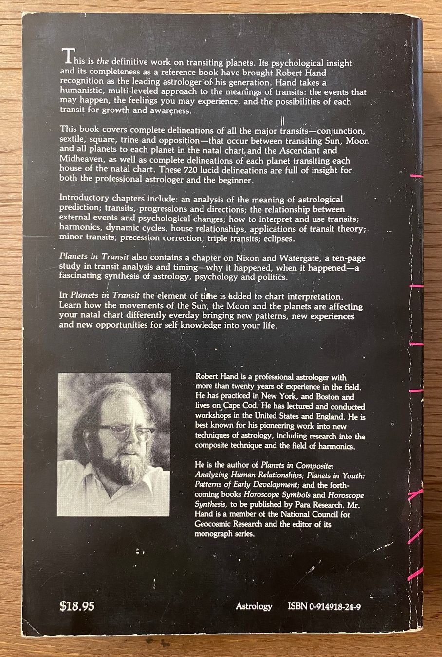 Libri: Astrologie: Planets in Transit, von Robert Hand – Usato da Winterthur venduto da Pedebe 1