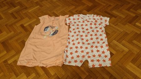 2 combinaison taille 86( 23 mois)