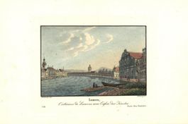 Luzern altkolorierte Aquatinta selten