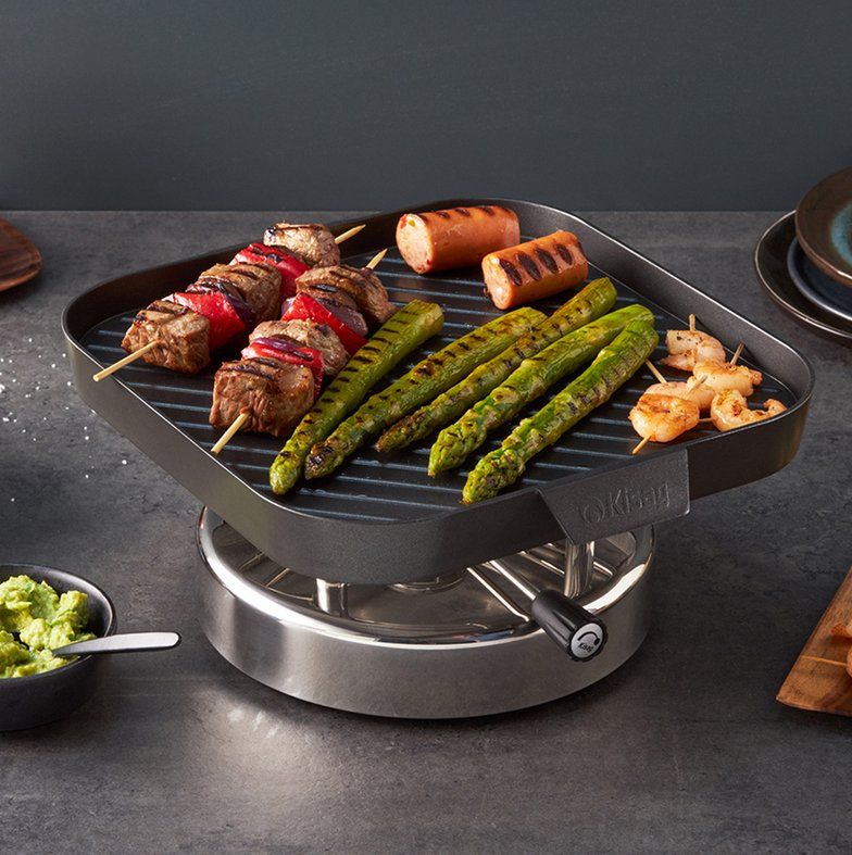 Kisag Elettrodomestici da cucina: Kisag Grillplatte QUADRO l Gratisversand – Nuovo e nell'imballaggio originale da Bellach venduto da Kisag_AG 2