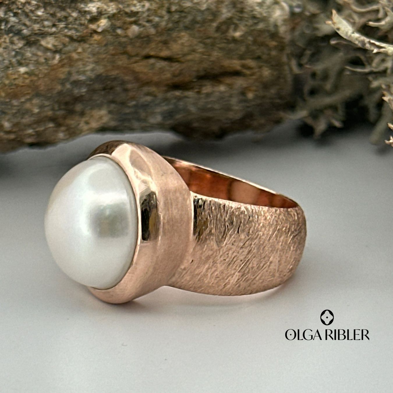 Olga Ribler Anelli: Unikate Silber Ring 925 mit Perle Grösse 55 – Nuovo (secondo la descrizione) da Luzern venduto da Schmuckoutlet 6