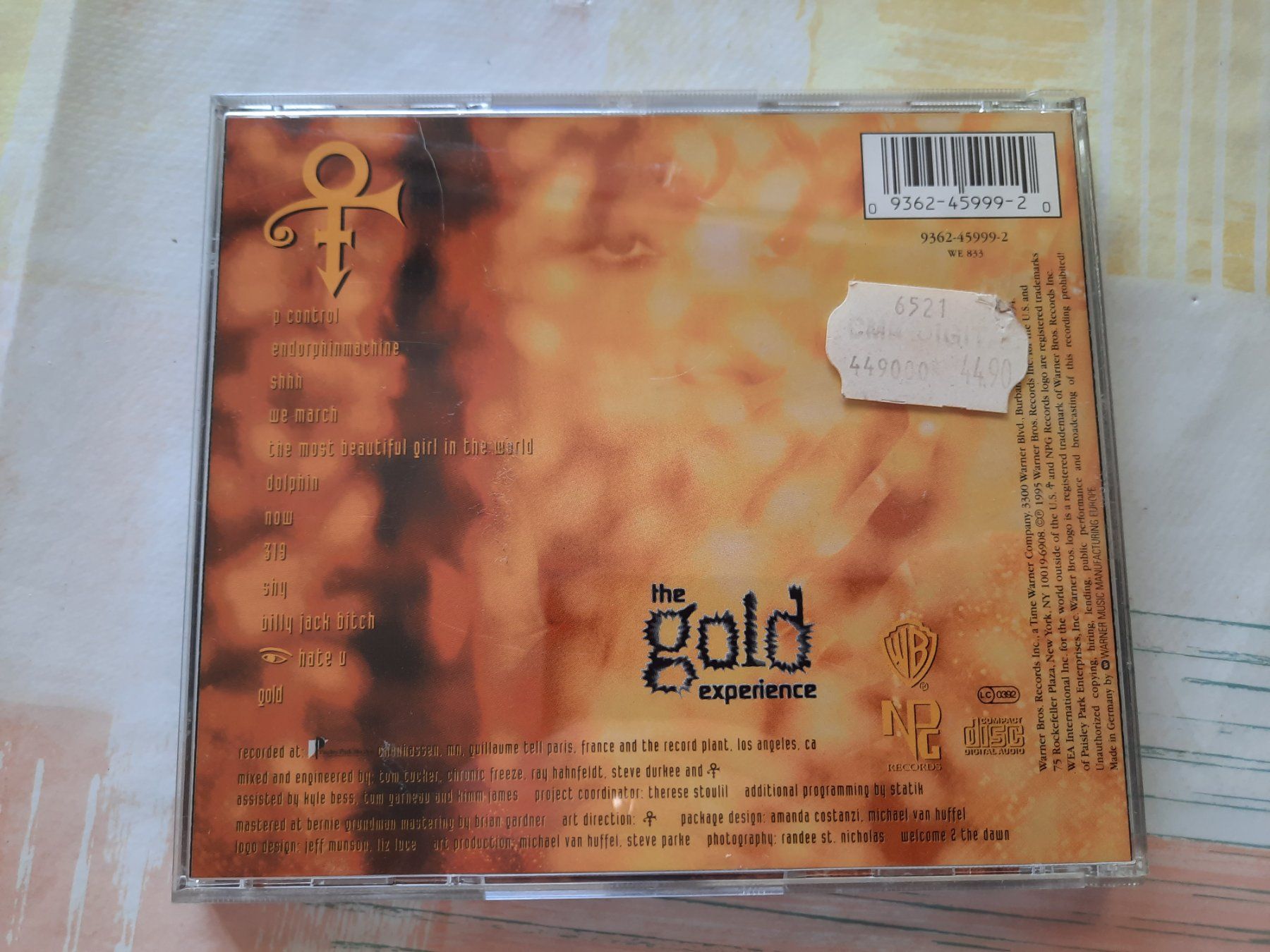 CDs: Cd Prince - The Gold Experience – Gebraucht aus Pully von bro_n52j 1