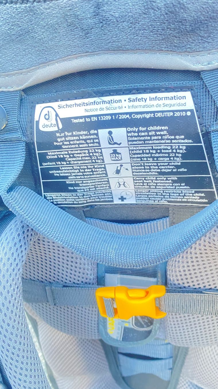 Deuter Borse & Zaini: Tragerucksack für Kinder – Usato da Flims Dorf venduto da chr_gl65 2