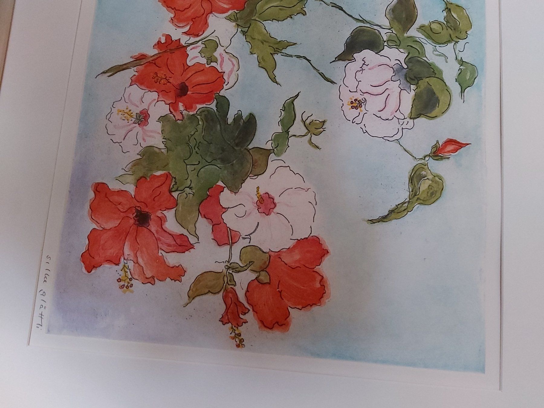 Foto & Immagini: Grösseres Silke Glättli Bild. Blumen – Usato da Winterthur venduto da Goldpipau 6