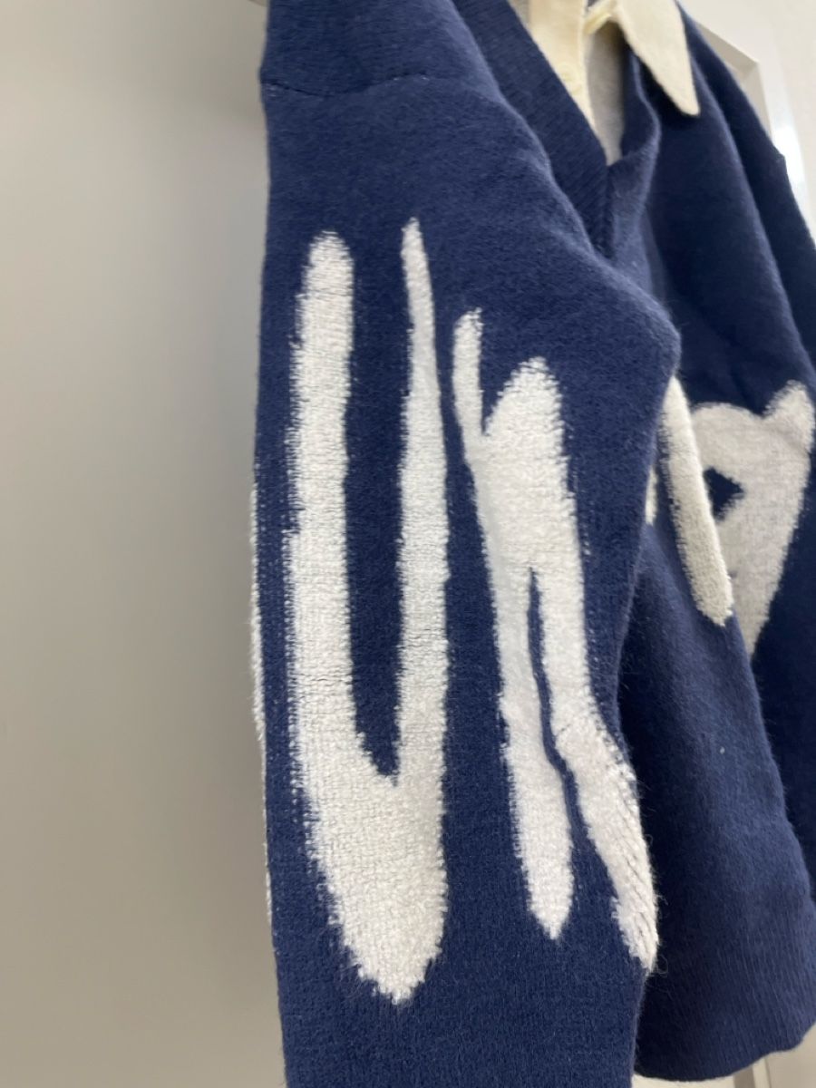 Maglioni & Felpe: Cooler Strickpullover mit Kragen, Grösse L – Nuovo (secondo la descrizione) da Zuchwil venduto da matsinho 1