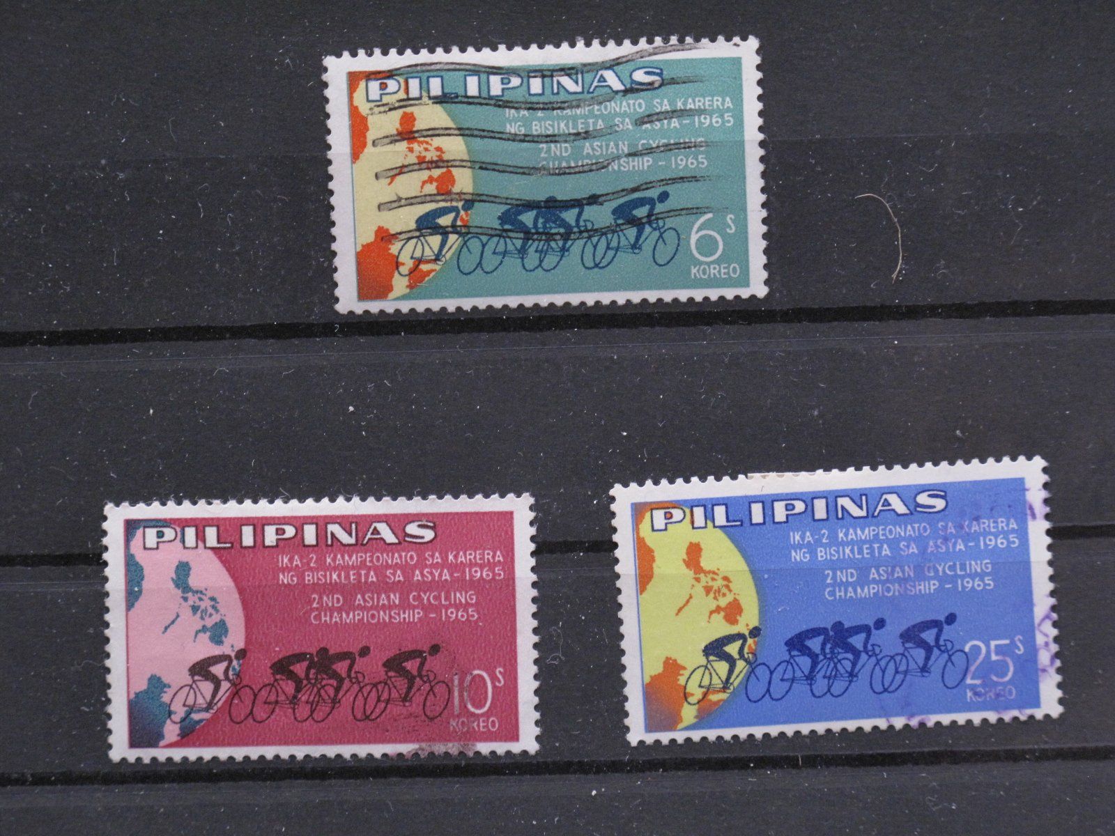 Tutti i francobolli: PH 1965 Asean Radmeisterschaften gest – Usato da Wil SG venduto da fva01
