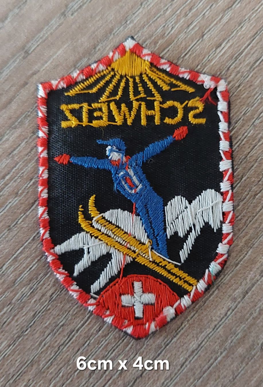 Placchette & Badge: Badge , Patch, Aufnäher SCHWEIZ  "Skispringer" (27) – Nuovo (secondo la descrizione) da Schwarzenbach SG venduto da Rigus 1