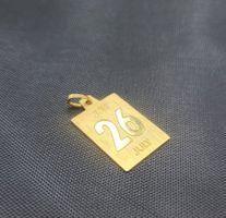 18 Karat 750 Gold Löwe Anhänger JULI 26