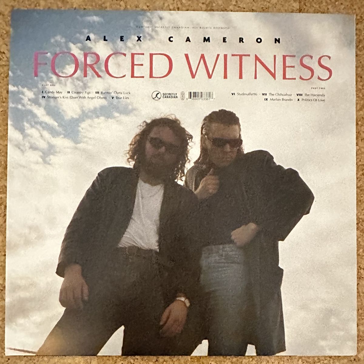 Dischi in vinile: LP - Alex Cameron - Forced Witness – Usato da Breganzona venduto da Onairda75 1