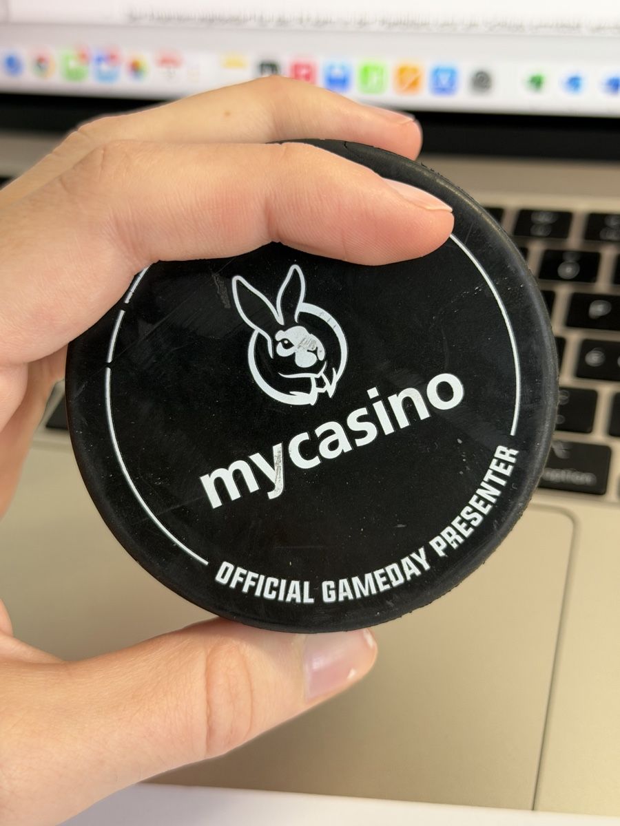 Palloni: EVZ Official Game Puck 2024/25 – Usato da Wolfhausen venduto da leaze 1