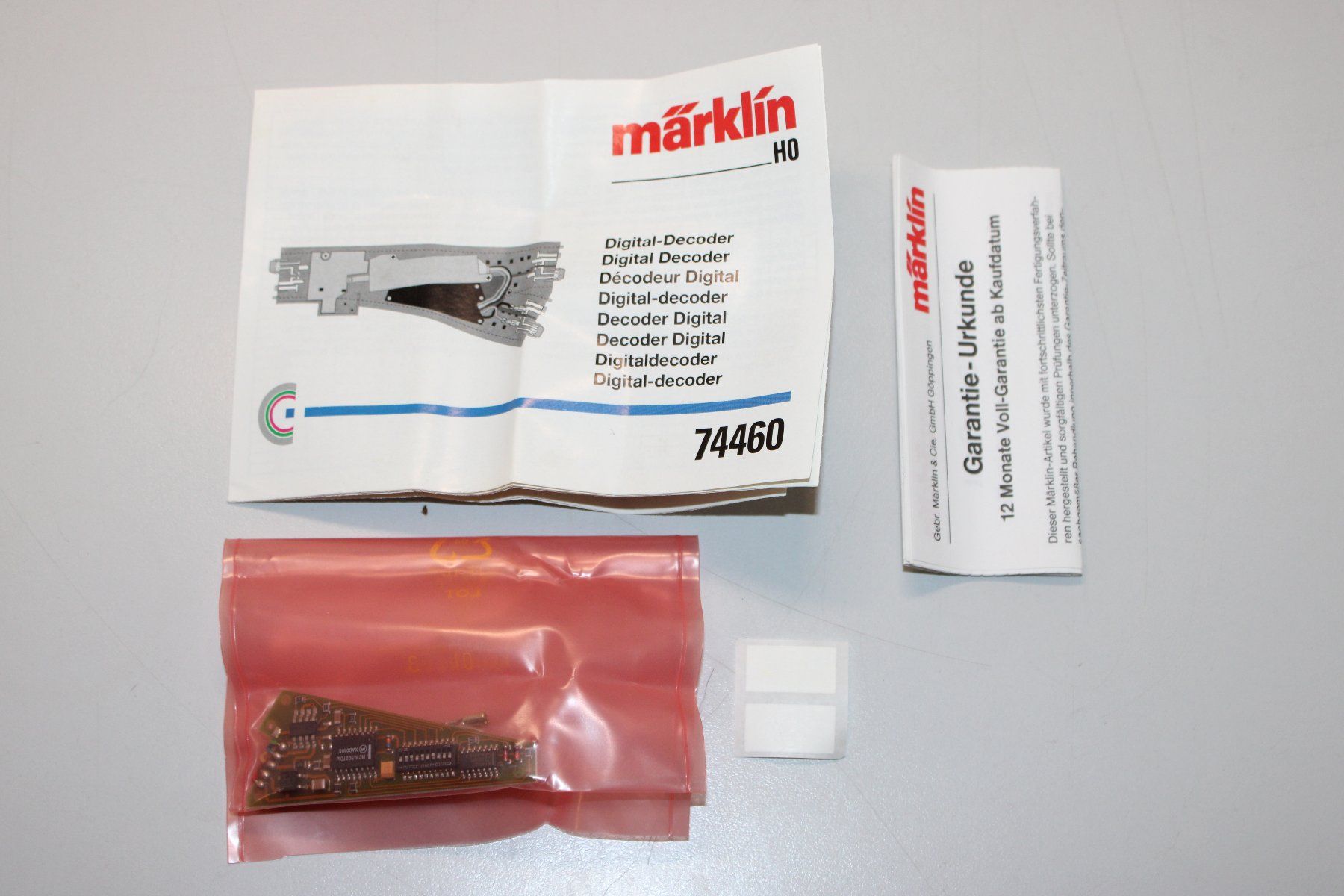 Märklin Modellini di ferrovie: Märklin 74460 Digital-Decoder für C-Gleis Weichen Elektronik – Nuovo (secondo la descrizione) da Basel venduto da mhmarken 1