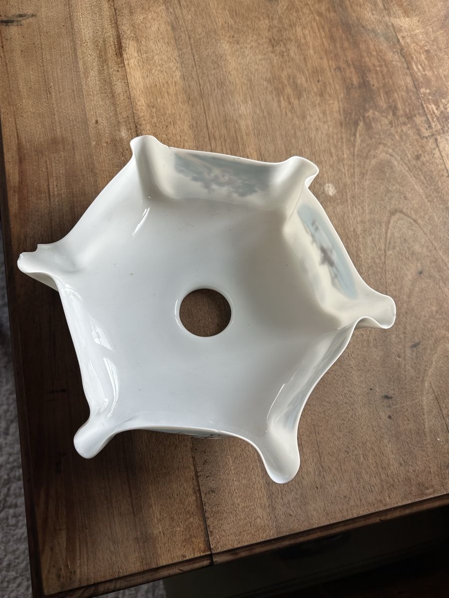 Paralumi: Alter Lampenschirm aus Glas – Usato da Niederbipp venduto da Rebby17 1