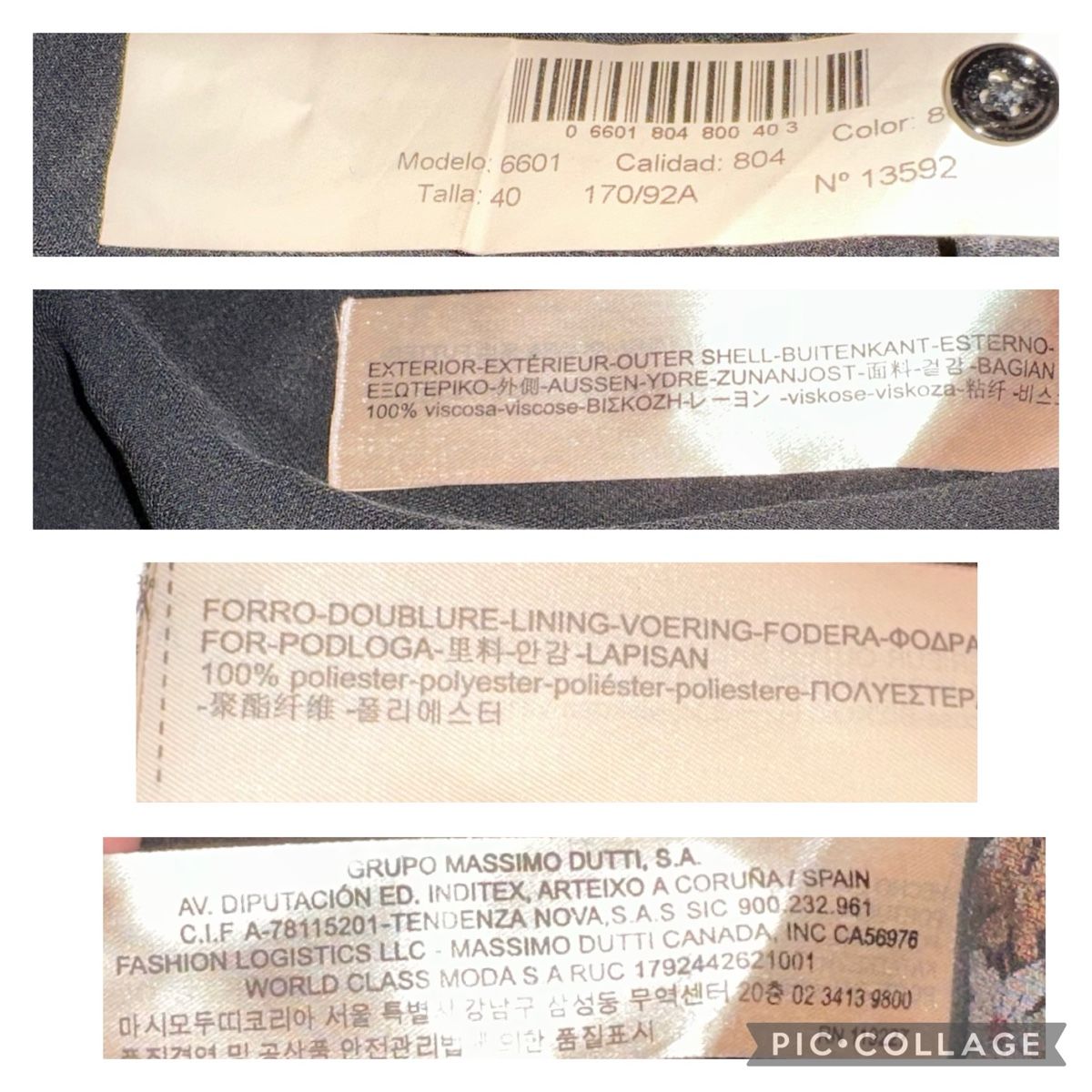 Massimo Dutti Vestiti: MASSIMO DUTTI KLEID GR. 40 (38) – Usato da Unteraegeri venduto da MH203 9