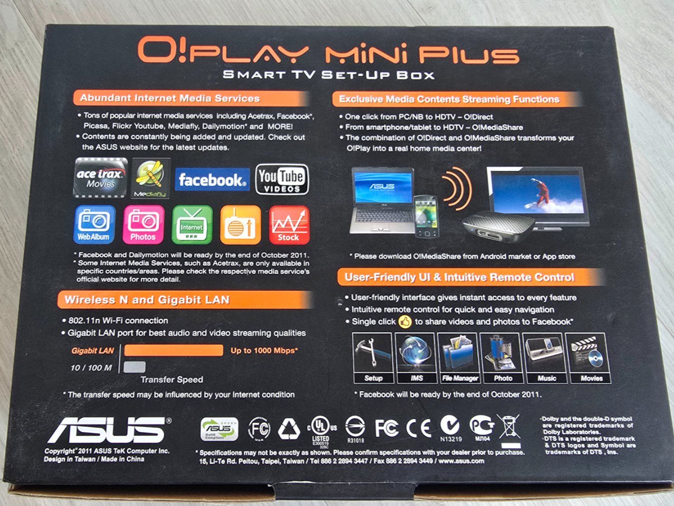 Asus Sistemi audio & multimediali: ASUS O!Play Mini Plus Mediaplayer / Smart TV Setup Box – Nuovo (secondo la descrizione) da Buchs ZH venduto da Reto_981 2