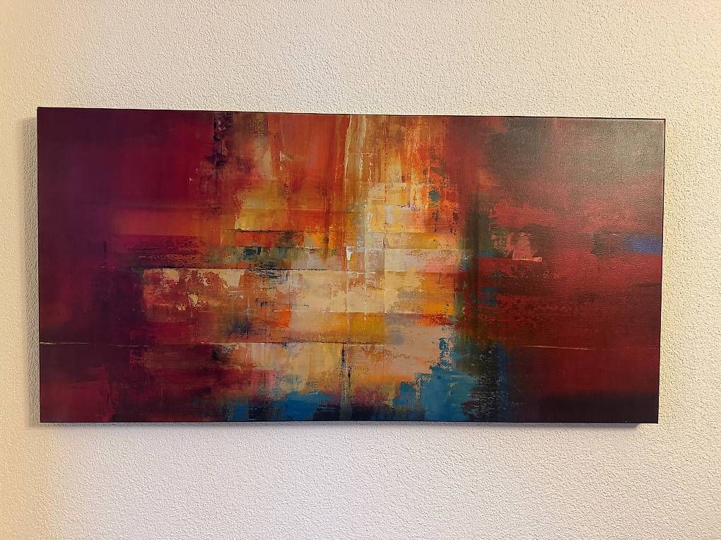 Tableaux: Tableau abstrait moderne, tons chauds – D'occasion à Luzern par vin_lm6l 1