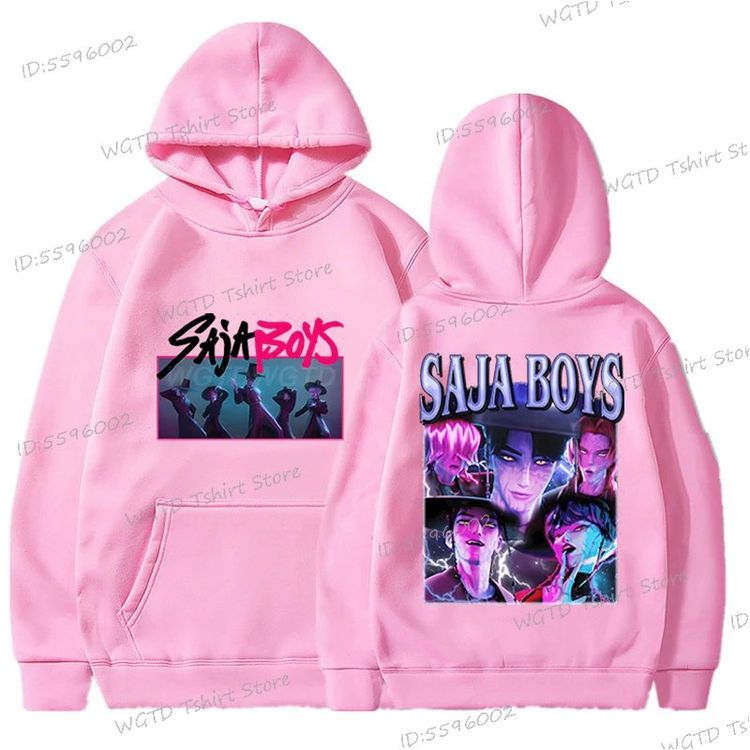 Sweat à Capuche Anime Pour Fille - Style K-pop, Motifs Chasseurs De Démons, Manches Longues Confortable