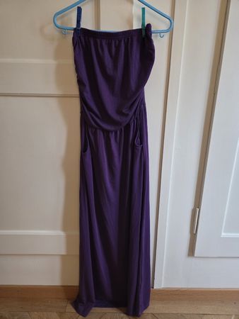 Zara Sommerkleid - Schulterfrei - XS - in Violette