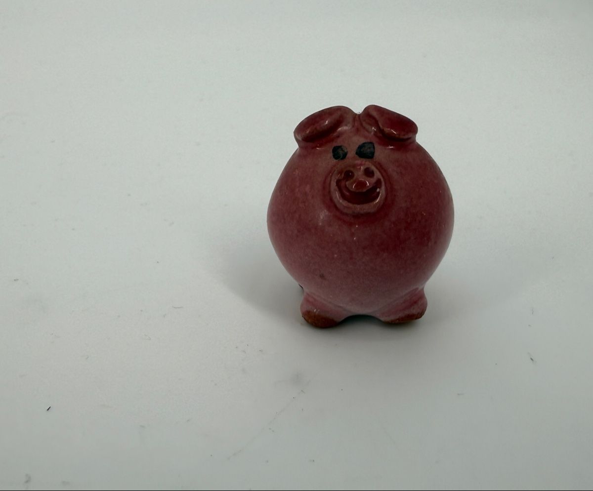 Figuren: Deko Figur Schwein, Keramik   – Gebraucht aus Auenstein von moin.