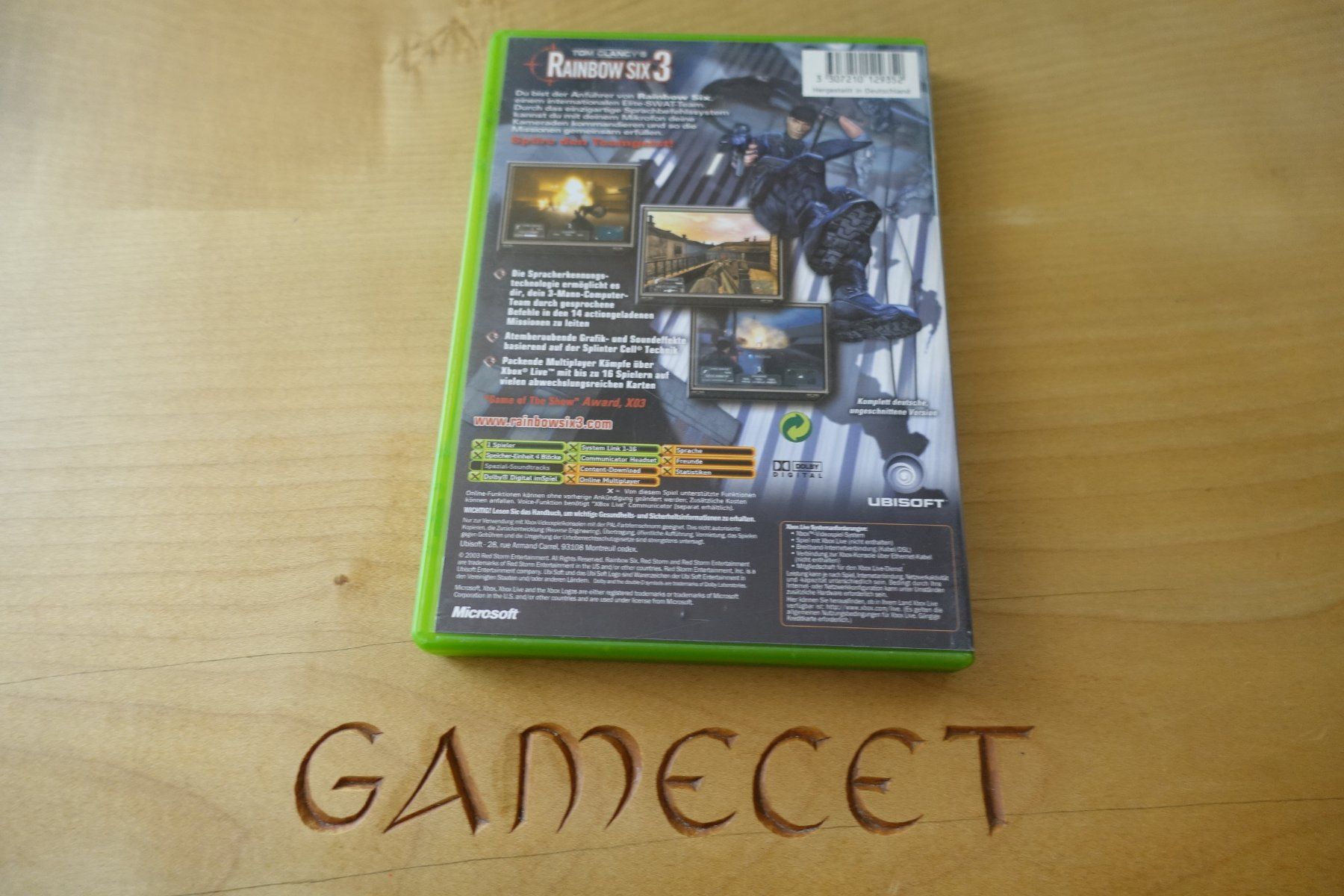 Microsoft Jeux: Tom Clancy's Rainbow Six 3 – Défectueux à Steinach par Gamecet 2