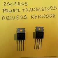 Transistors 2SC2509 Toshiba. Drivers radio Kenwood.
