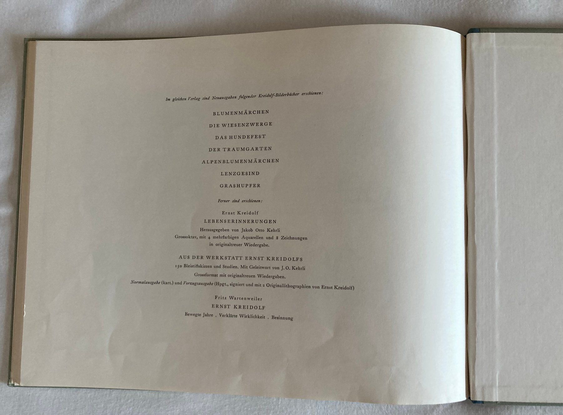 Libri: Wintermärchen   von Ernst Kreidolf – Usato da Liebefeld venduto da Rhy19 3