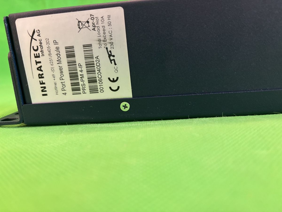 Stromzufuhr: Infratec Power Module IP 4 Port PDU  IP Remote Control – Gebraucht aus Kilchberg ZH von bionicdog 4