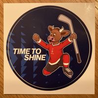 Aufkleber Eishockey Maskottchen WM26