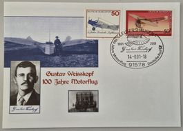 Deutsche Bundespost 2001 Karte mit Sonderstempel