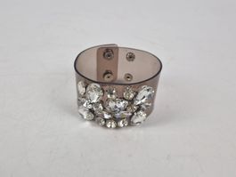 Armband Modeschmuck transparent mit Srassensteinen