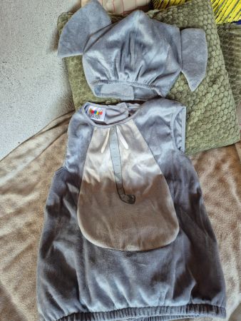 Elefantenkostüm, Grösse 110/116, süss und flauschig