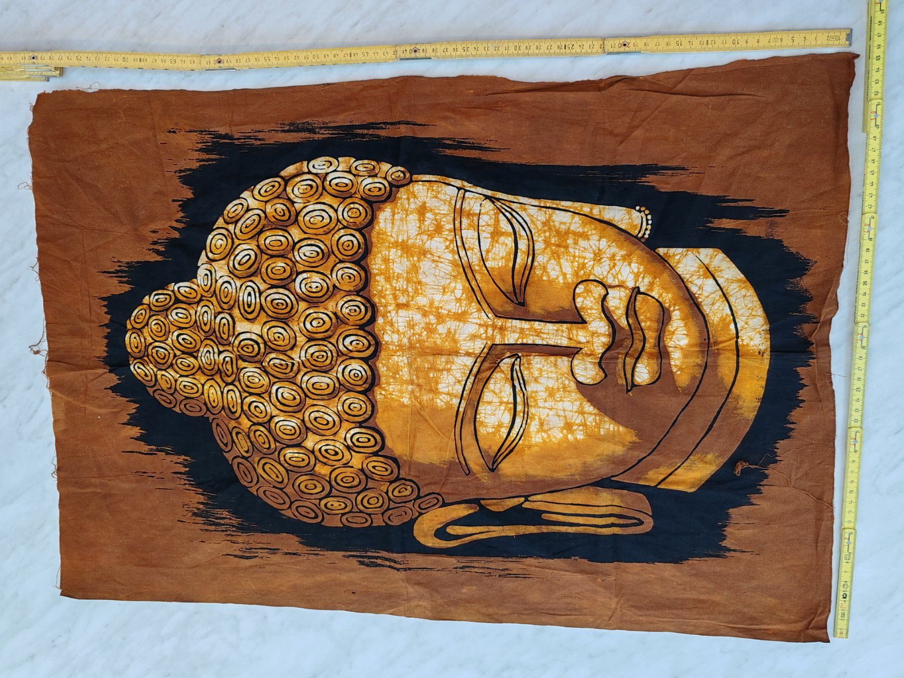 Tutte le decorazioni: Batik, Buddha, Hand arbeit, – Usato da Abtwil SG venduto da IndianaJon