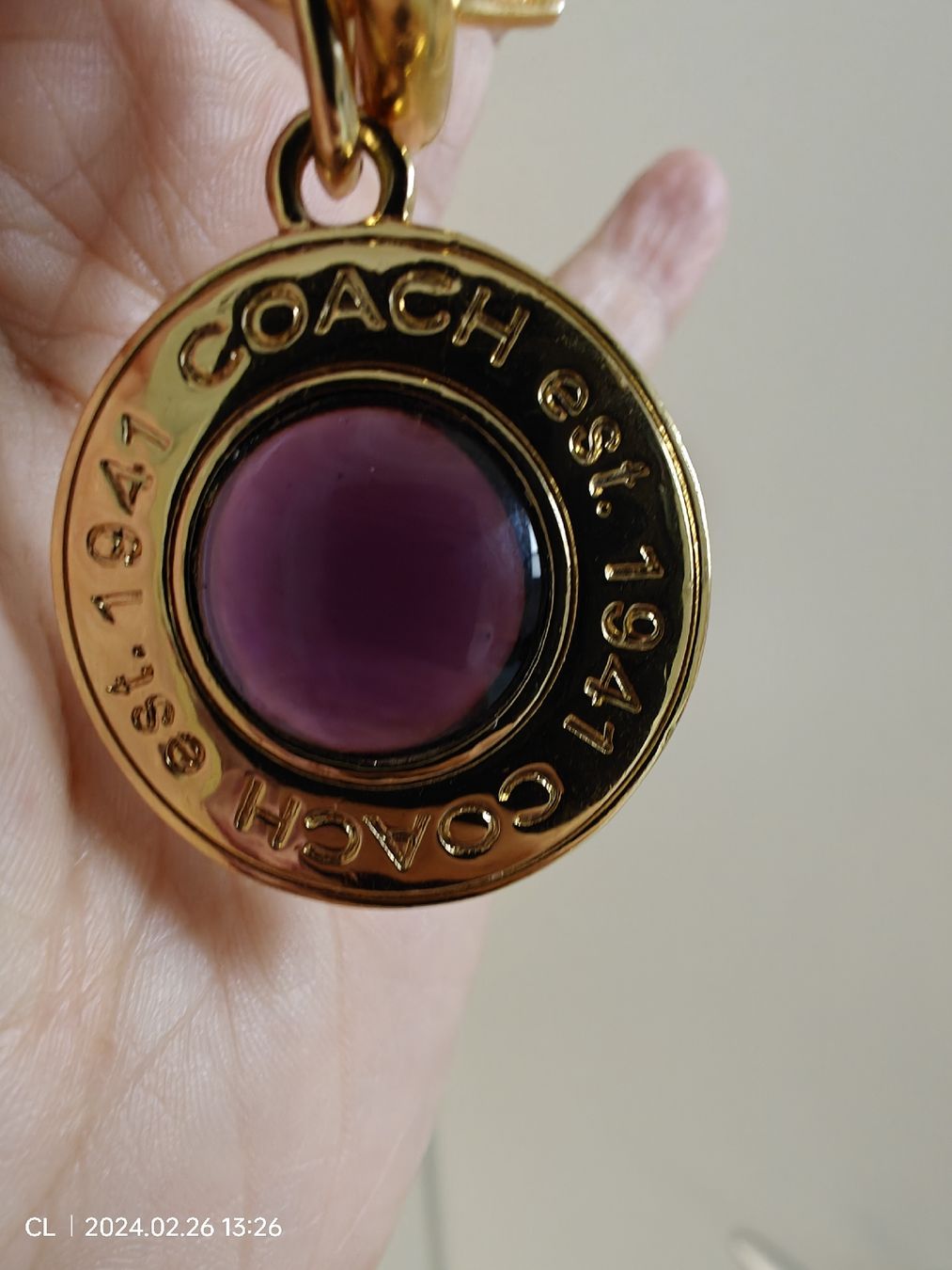 Coach Portachiavi: Coach Snaphead Keychain – Usato da Hausen AG venduto da locitg