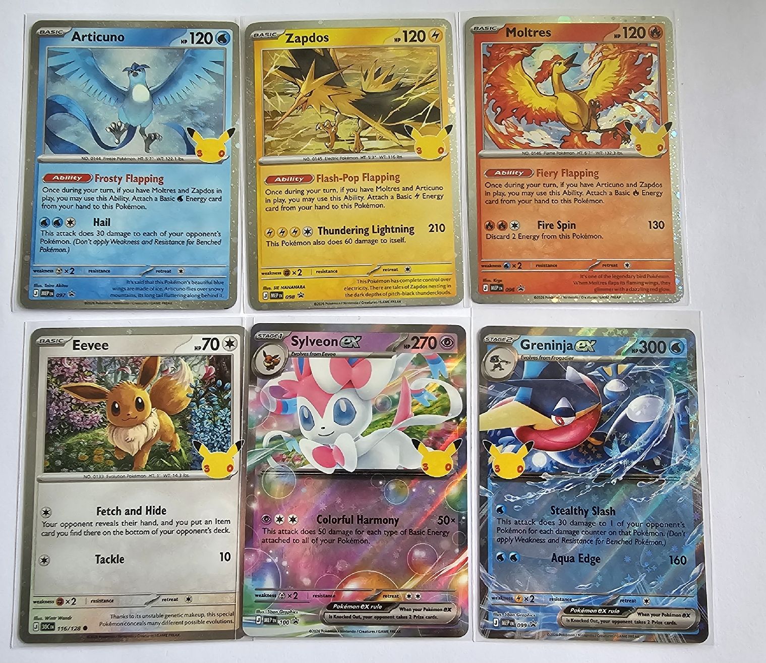 Pokémon Carte collezionabili: 6 Promo Karten 30th EN – Nuovo (secondo la descrizione) da Cham venduto da Pfingsti