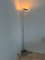 Stehleuchte Metall Chrom Design Lampe Stehlampe