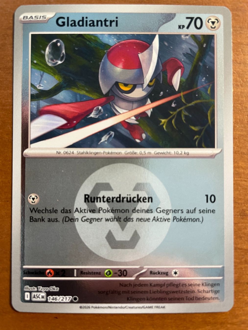 Pokémon Carte collezionabili: Pokemon Gladiantri Reverse (Versand gratis) – Nuovo (secondo la descrizione) da Chur venduto da Angerson