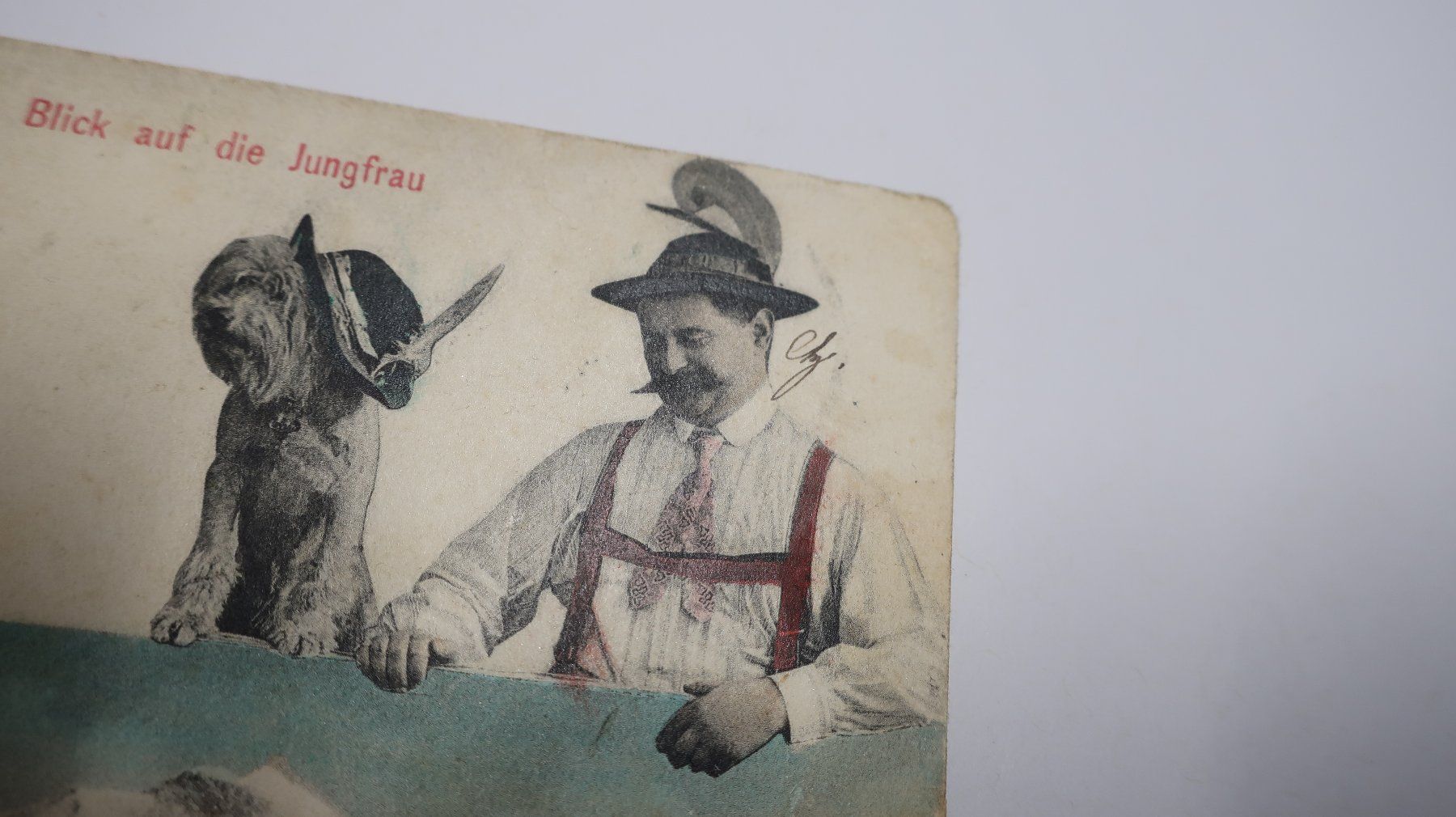 Ansichtskarten: Ein Blick auf die Jungfrau 1905 – Gebraucht aus Cormoret von Pascalll2001 4