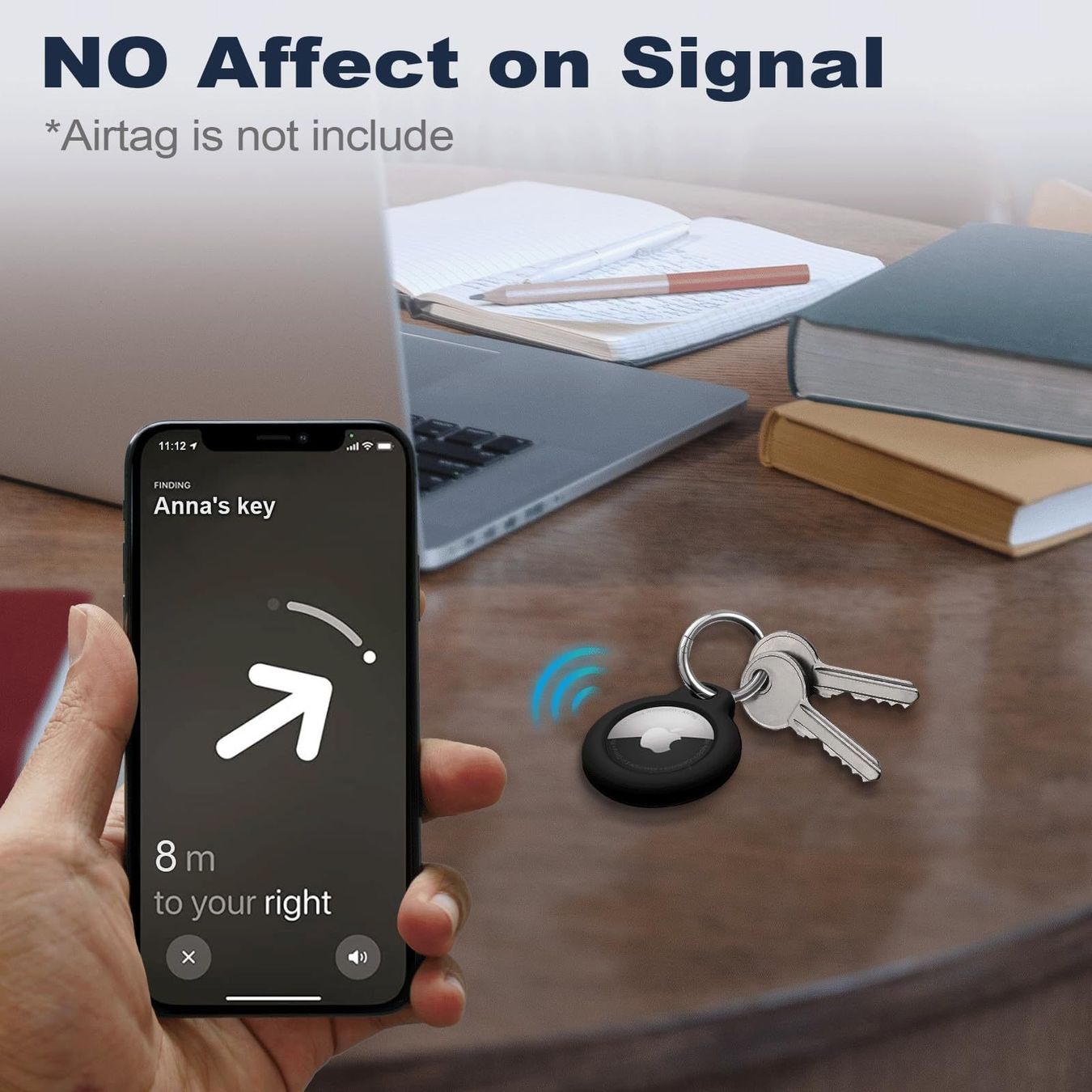 Schlüsselanhänger & - bänder: housse de protection coque Apple airtag tracker - blanc – Neu und originalverpackt aus Morges von DigiAC 5