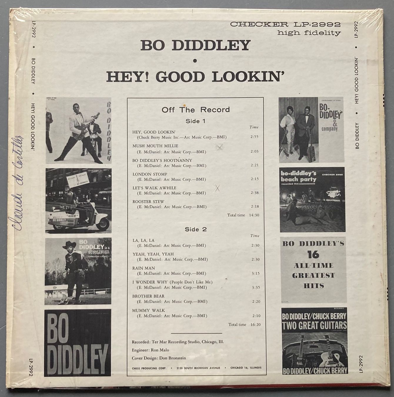 Dischi in vinile: BO DIDDLEY - HEY! GOOD LOOKIN' – Usato da Poliez-Pittet venduto da Newtown-Records 1