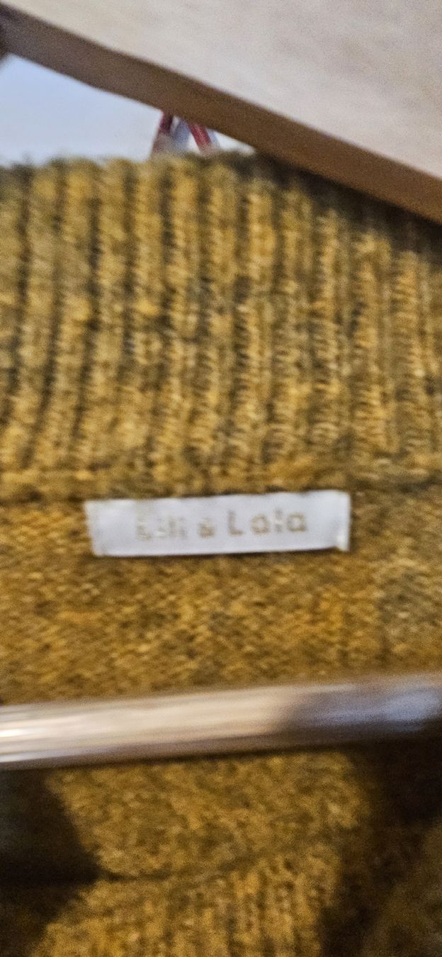 Maglioni & Felpe: Lili & Lala Strickpullover Senfgelb mit Perlen, Grösse L – Usato da Basel venduto da NikaV13 2