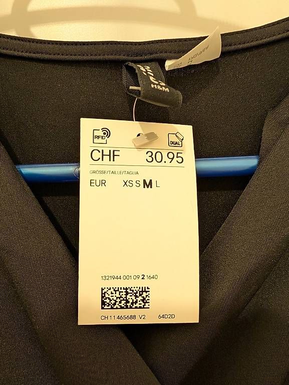 Vestiti: Robe en jersey à effet drapé taille M - neuve – Nuovo e nell'imballaggio originale da Chêne-Bougeries venduto da Blutchi 1