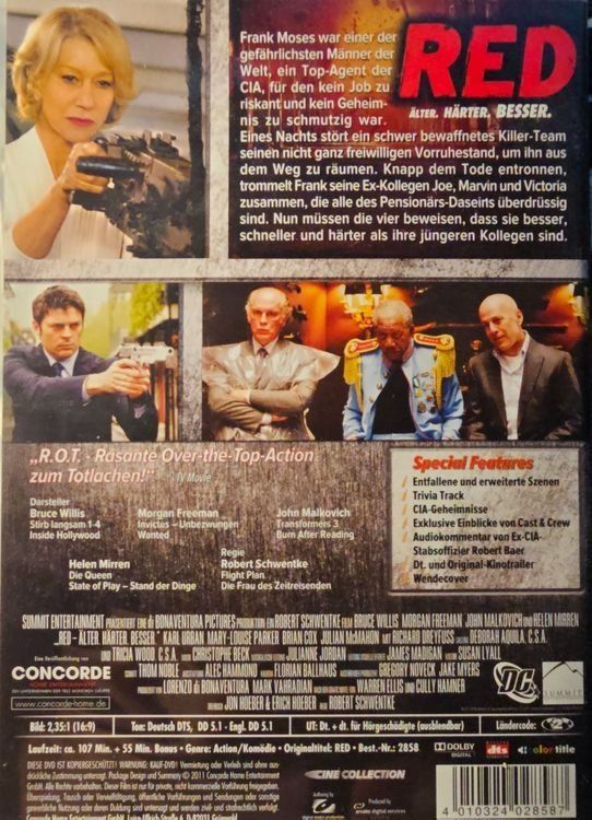 Tutti i DVDs: Red - Älter. Härter. Besser – Usato da Wahlen b. Laufen venduto da Cg10 1
