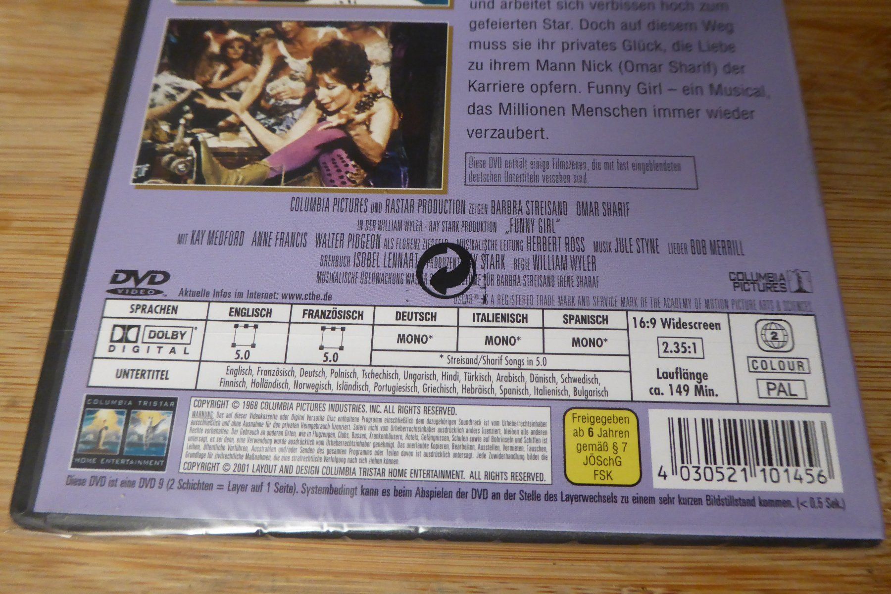 Tutti i DVDs: DVD Funny Girl OVP – Nuovo e nell'imballaggio originale da Allschwil venduto da Summelsarium 3