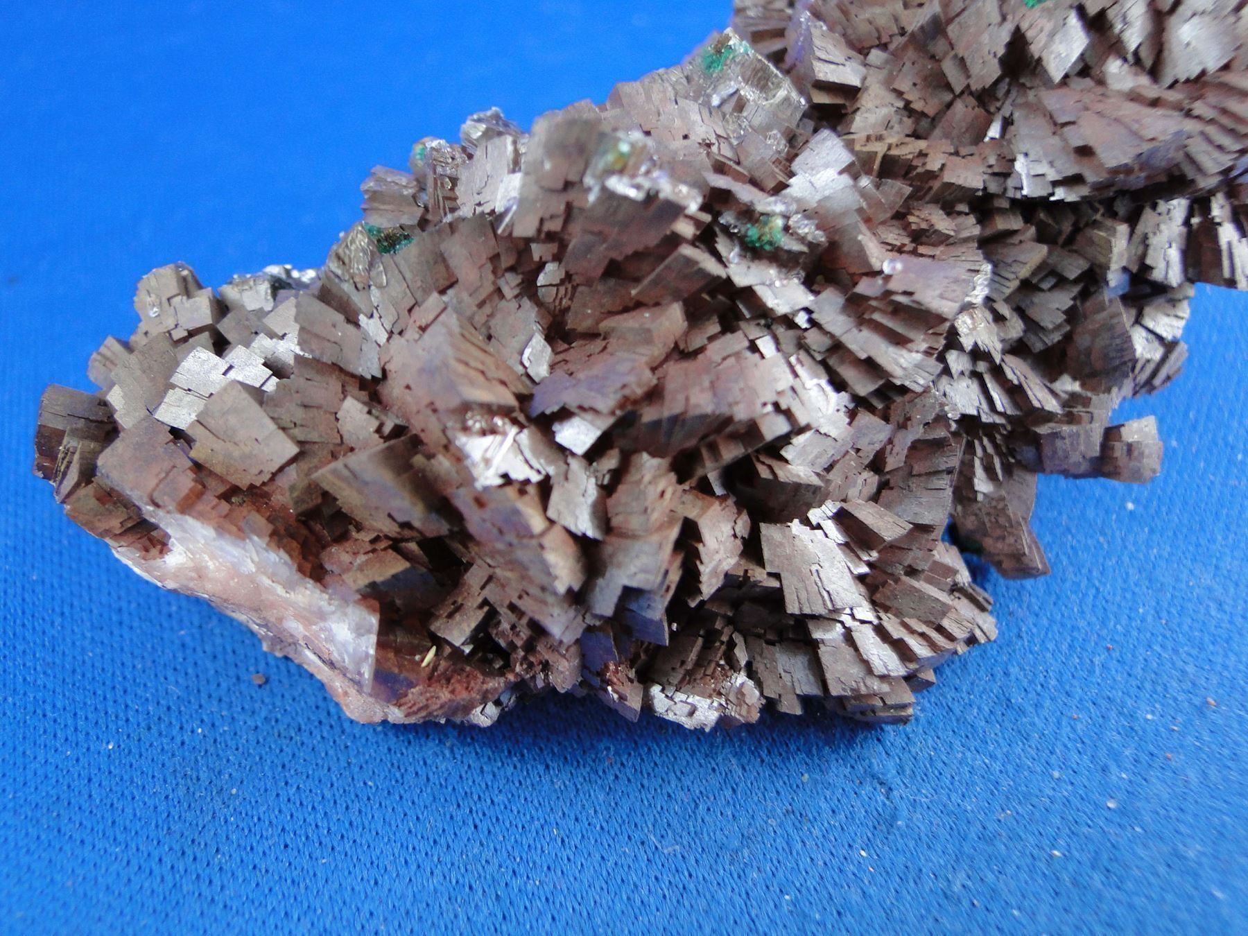Mineralien & Heilsteine: Rosasit auf Dolomit mit Gypsum – Gebraucht aus Schinznach Bad von Demerald 6