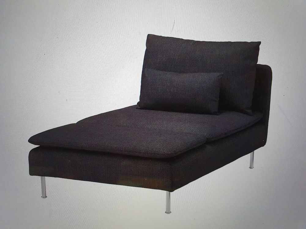 IKEA Söderhamn Récamiere Kissen anthrazit zirka 80 x 55 cm Kaufen auf Ricardo