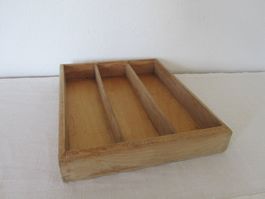 Holz Schubladeneinsatz / Einsatzkasten, Vintage Look!