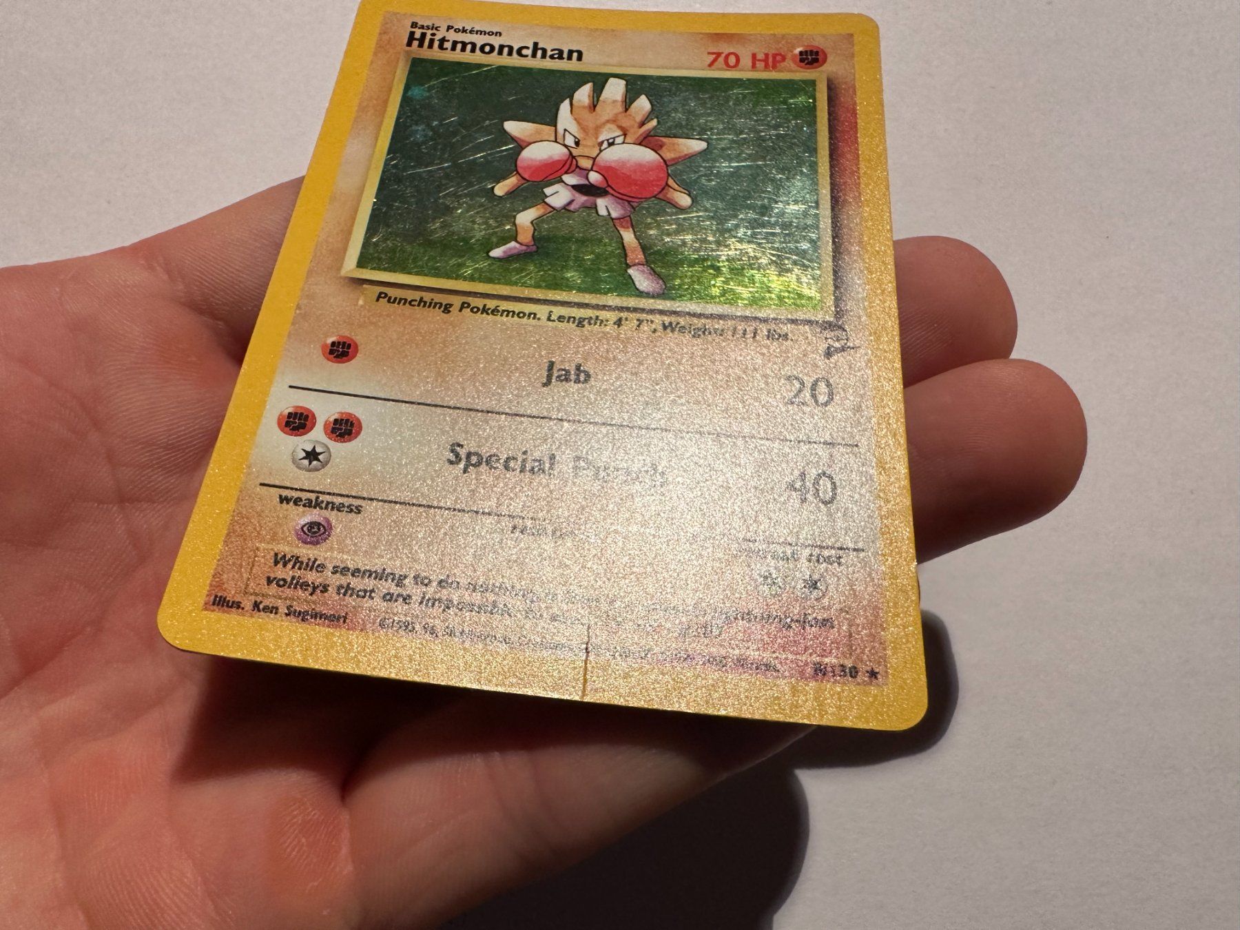 Pokémon Carte collezionabili: Hitmonchan holo Base 2 EN – Usato da Hagendorn venduto da Pokecollectorch 1