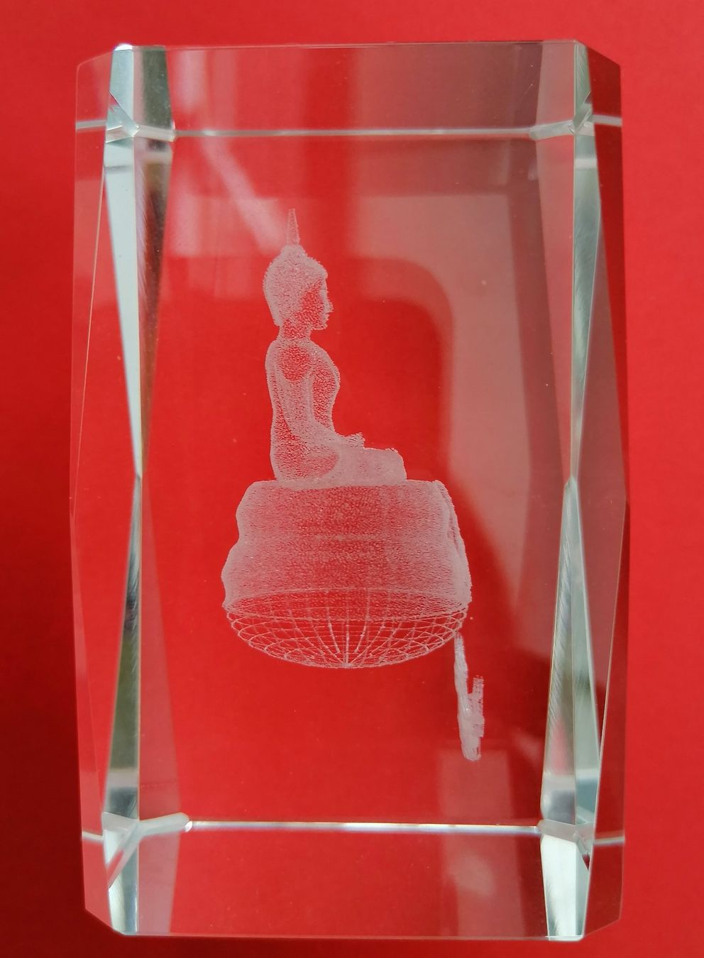 Bicchieri: Buddha Kristallglas 3D-Lasergravur – Nuovo (secondo la descrizione) da Unterengstringen venduto da Tnovus 1
