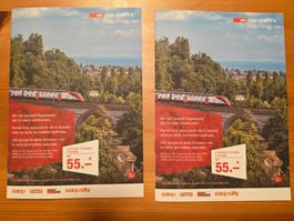 2 Interdiscount SBB Tageskarte