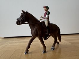 Schleich Pferd mit Reiterin 