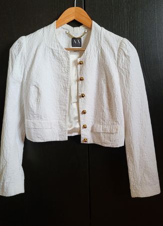 Armani Exchange A|X Sommer Jackeli Weiss, Grösse S